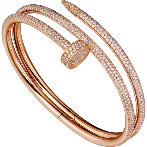 cartier pulseras de oro rosa.